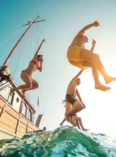 Fishing and Swimming